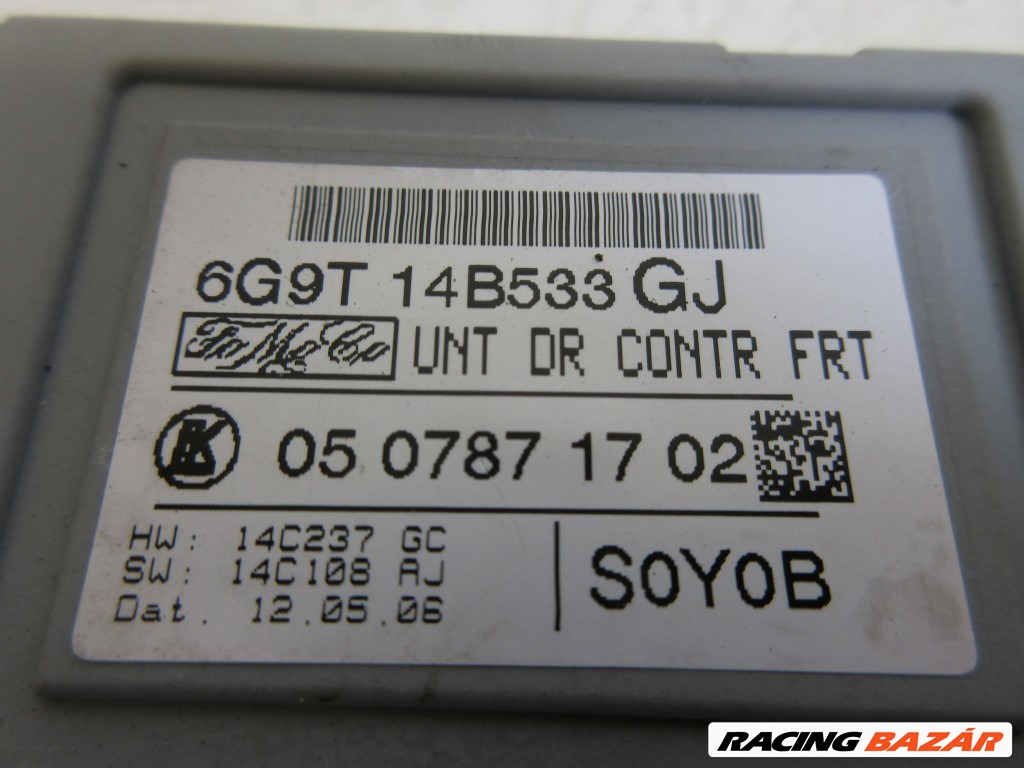 Ford S-max bal elsõ ajtó elektronika 6G9T14B533GJ 3. kép