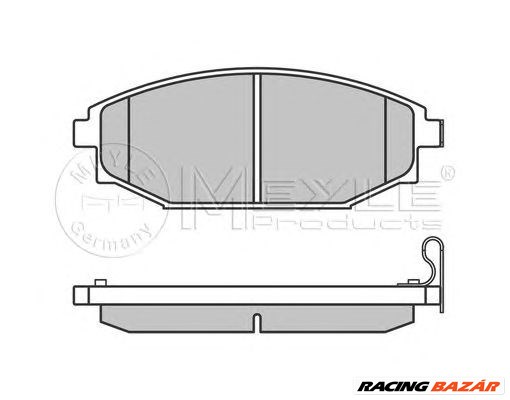 MEYLE 025 235 1816/W - fékbetét HYUNDAI MITSUBISHI 1. kép