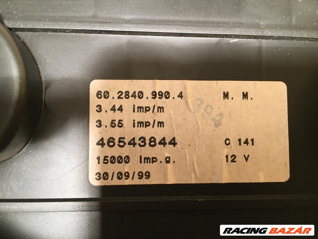 Lancia Lybra 2.4 jtd dízel bontott óracsoport 46543844 2. kép
