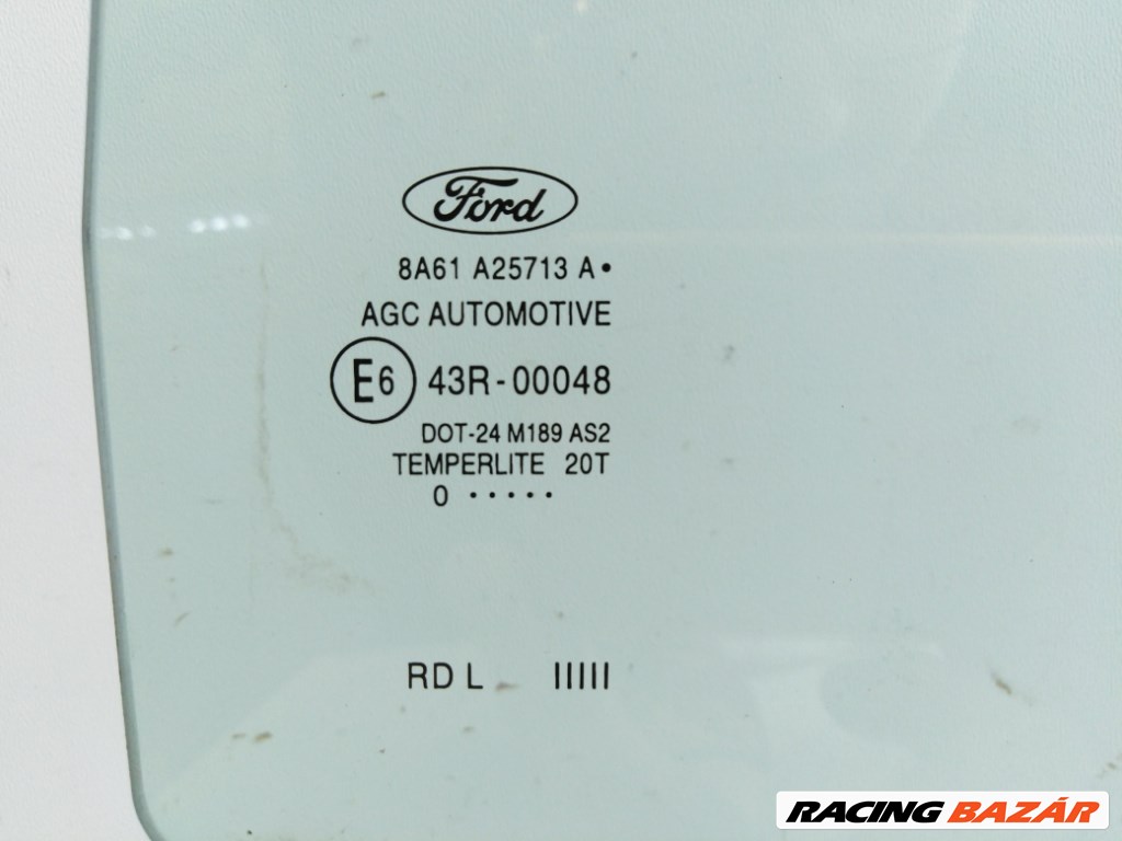 Ford Fiesta bal hátsó ajtó üveg lejáró 8A61A25713A 2. kép