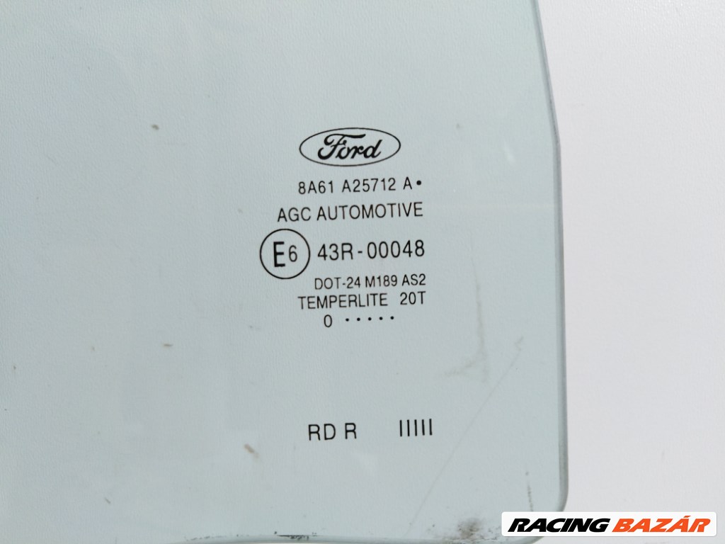 Ford Fiesta jobb hátsó ajtó üveg lejáró 8A61A25712A 2. kép