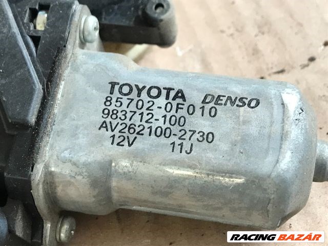 Toyota Yaris (XP90) Bal első Ablakemelő Motor 857020f010 5. kép