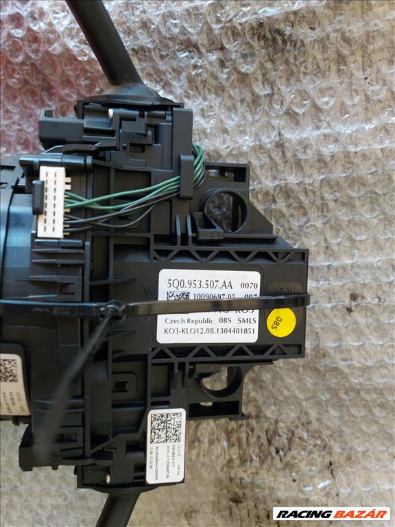 Skoda Octavia III bajuszkapcsoló, kormánykapcsoló  5q0953507aa 3. kép