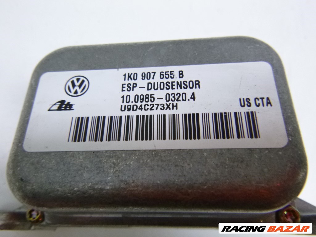 Volkswagen Golf V (1K) esp szenzor (oldalirányú gyorsulás érzékelõ) 1K0907655B 2. kép