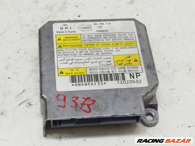 DAEWOO NUBIRA lépcsőshátú (KLAN) Légzsák Elektronika #9373 96406716 1. kép