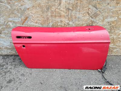 168710 Fiat Barchetta 1995-2004 piros színű jobb oldali ajtó, a képen látható sérüléssel