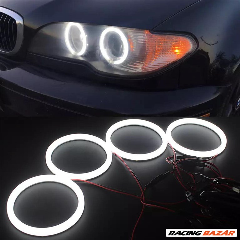 BMW Opál LED Angel eyes E46 facelfit coupe / cabrio jégfehér 1. kép