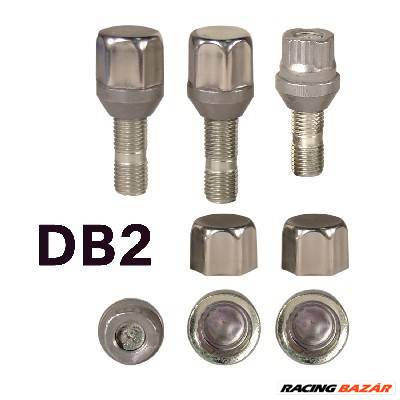 Kerékőr készlet univerzális 4db-os M12 x 1,5 Farad Locket DB2