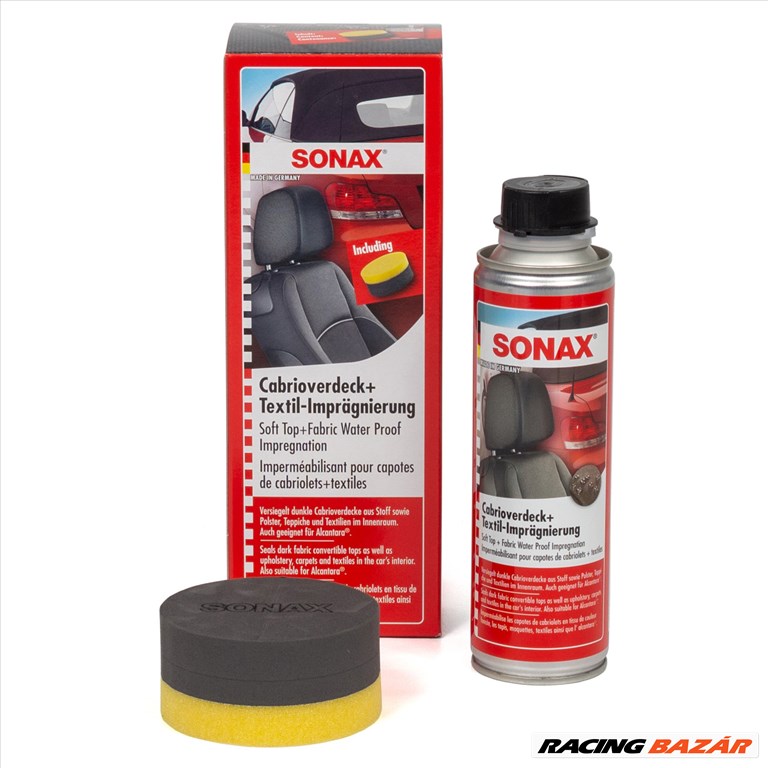 Sonax cabrio tető- és textilimpregnáló 250 ml 1. kép