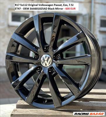 R17 5x112 Original Volkswagen Passat, Eos, 7.5J ET47 - OEM 3AA601025AD 