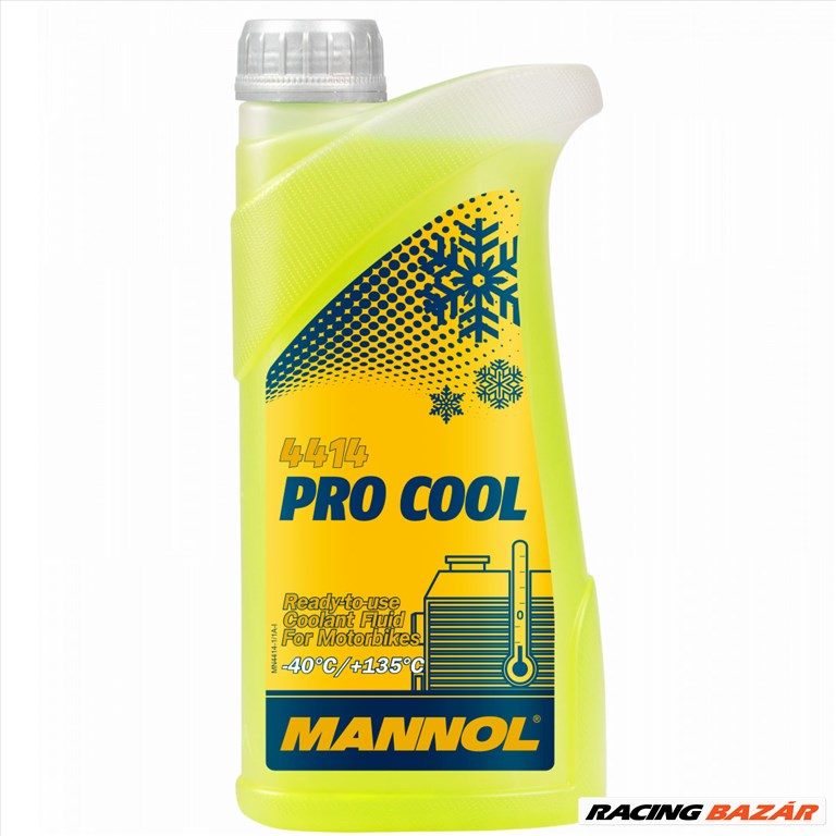 Fagyálló hűtőfolyadék (-40°C / + 135°C) Pro Cool (motorkerékpárokhoz) Mannol 1,08 Kg 1. kép