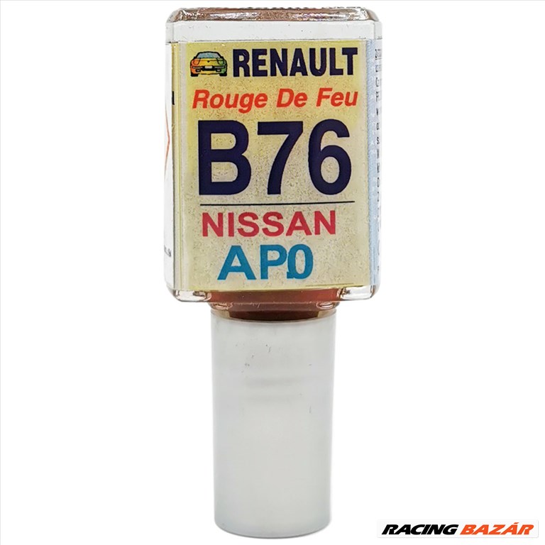 Javítófesték Reanult Rouge De Feu B76 / Nissan AP0 Arasystem 10ml 1. kép