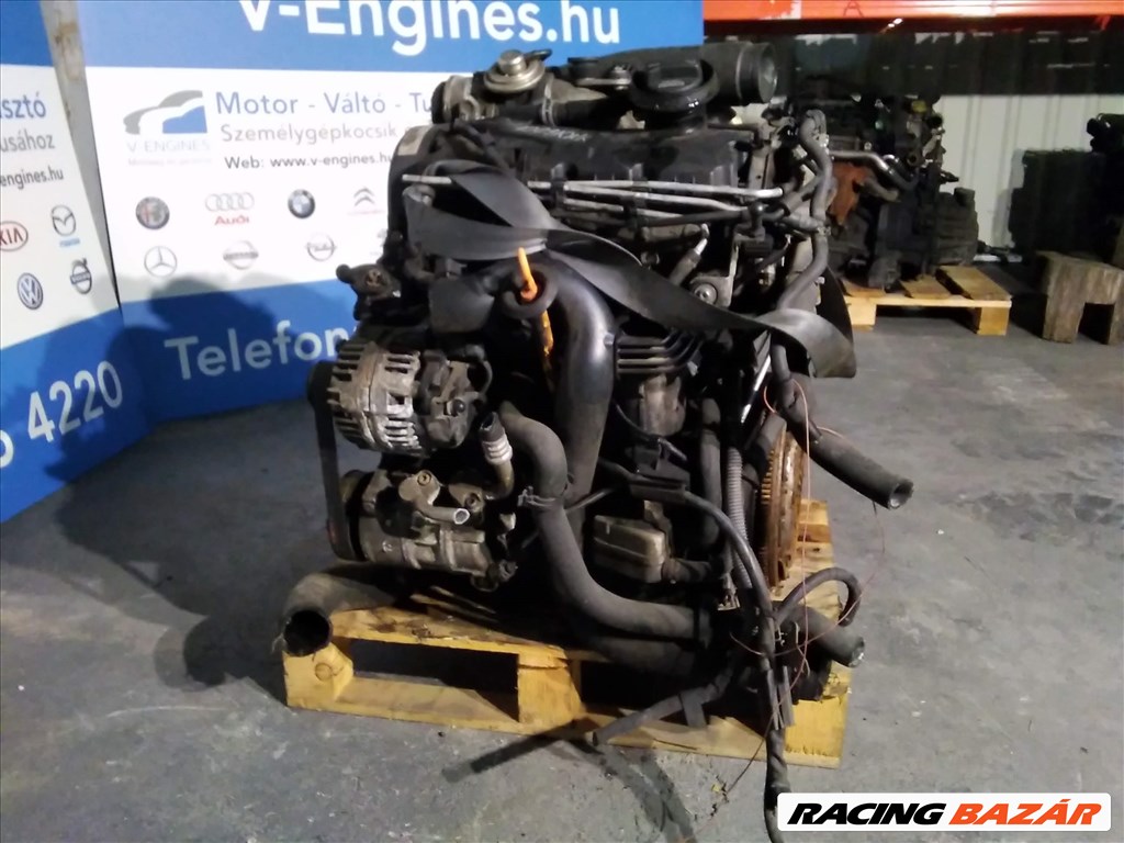 Volkswagen/Seat/Skoda BXE 1,9 TDI bontott motor 3. kép