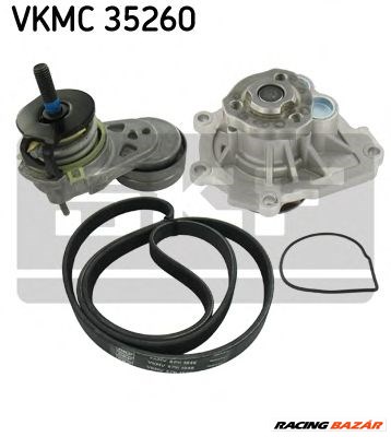 SKF VKMC 35260 - Vízszivattyú + bordásszíj készlet ALFA ROMEO FIAT HOLDEN OPEL VAUXHALL 1. kép