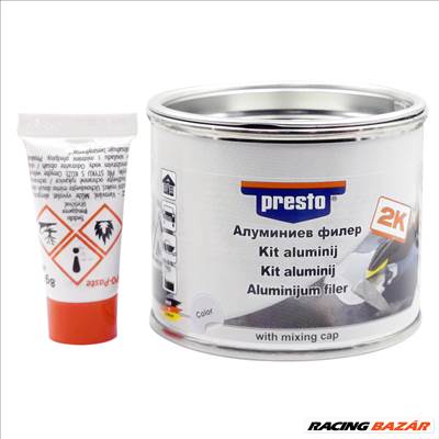 Kétkomponensű alumínium alapú, fém kitt Presto 318481
