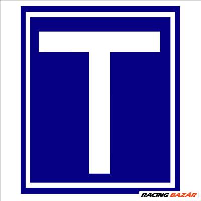 Mágneses T (Tanuló vezető) jelzés autóra