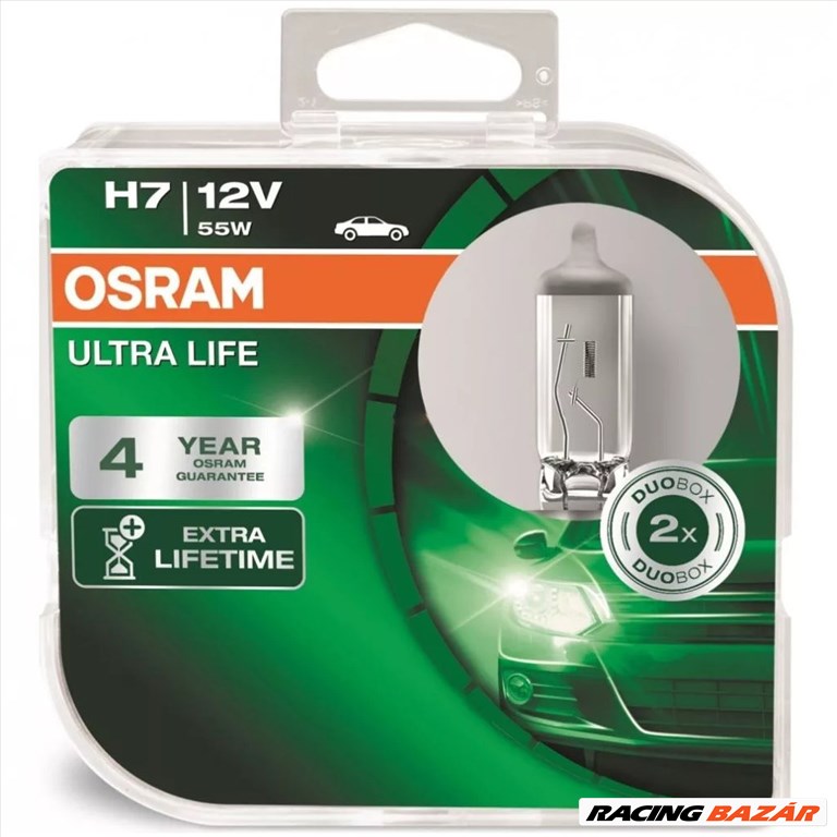 Izzó 12V/55W/H7/2db Osram Ultra Life 64210ULT 1. kép
