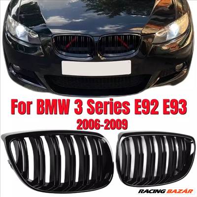 BMW E92 E93  fényes fekete hűtőrács/vese 2006-2010