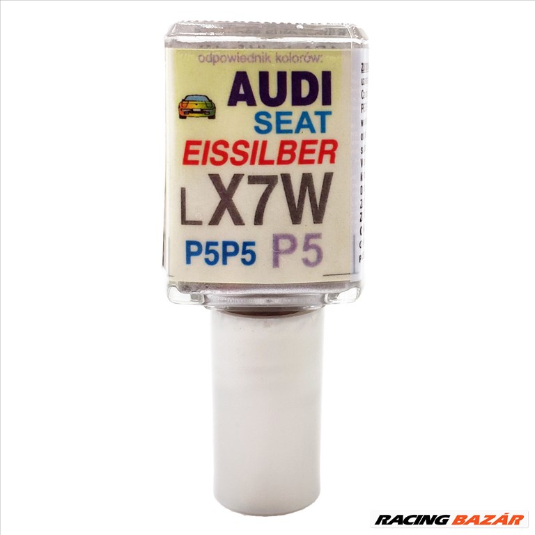 Javítófesték Audi / Seat Eissilber LX7W P5P5 P5 Arasystem 10ml 1. kép