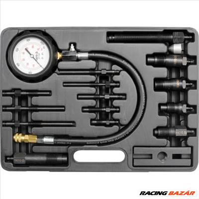 Kompressziómérő szett 70bar profi YATO YT-7307 diesel
