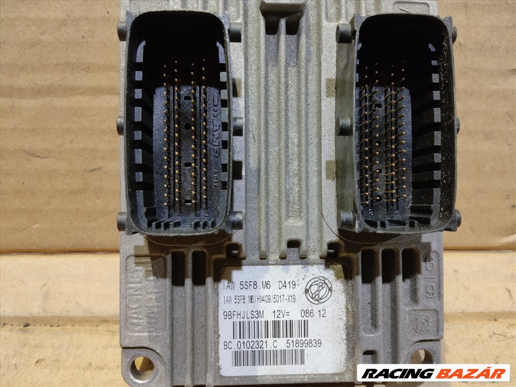 Fiat Panda II.  2003-2012 1,2 8v benzin Motorvezérlő Magnetti Marelli  735353899 1. kép