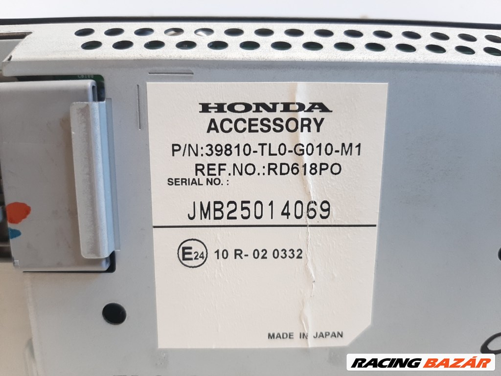 Honda Accord  Lcd kijelzõ 39810TL0 3. kép