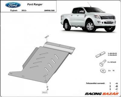 Ford Ranger 2011 - 2020 Váltóvédő lemez