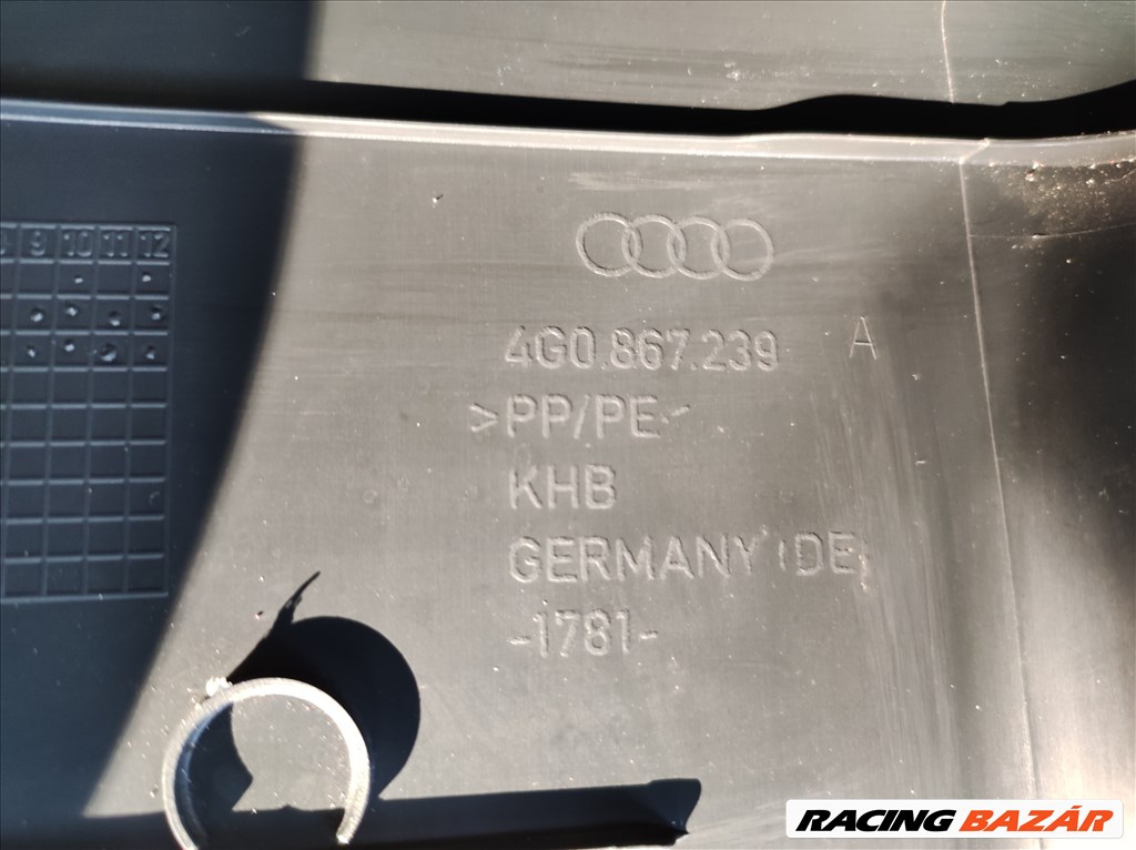 Audi A6 C7 B oszlop alsó burkolat - fekete 4g0867239a 4. kép