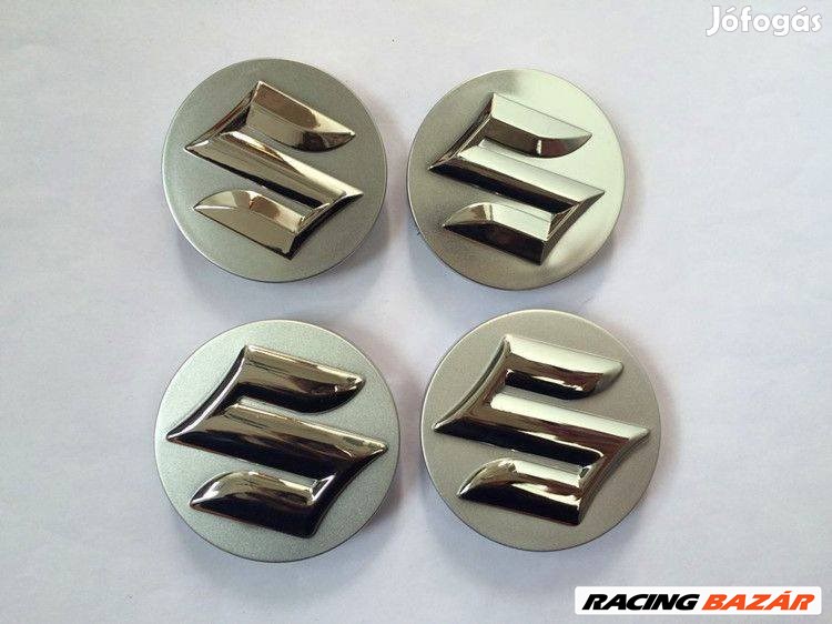 Suzuki alufelni kupak garnitúra (54 mm-es, ezüst vagy fekete) Postázom is!  2. kép