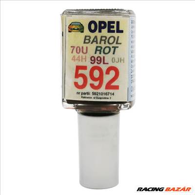 Javítófesték Opel Barol Rot 592 (70U, 44H, 99L, 0JH) Arasystem 10ml