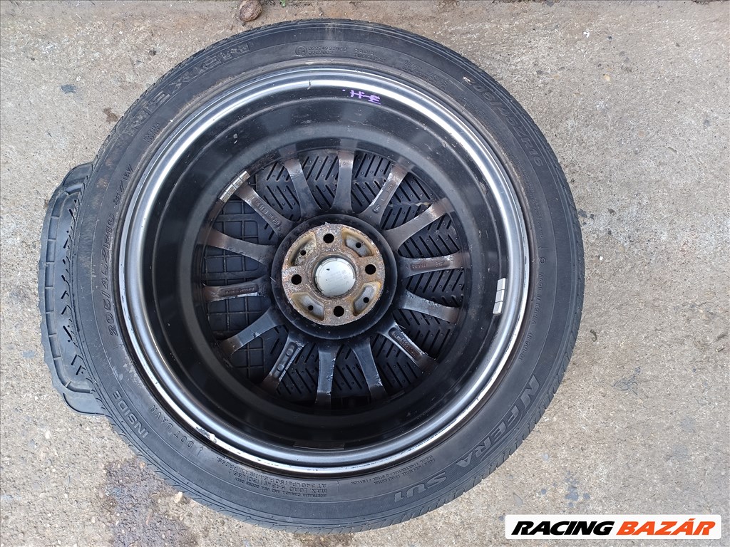 Renault Clio III 4x100 lyukosztású 16" használt Aez alufelni, rajta 205/45 használt nyári gumi 21. kép