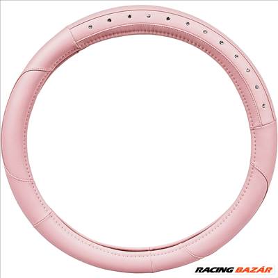 Kormányvédő 37-39cm rózsaszín-strasszköves FVP1205