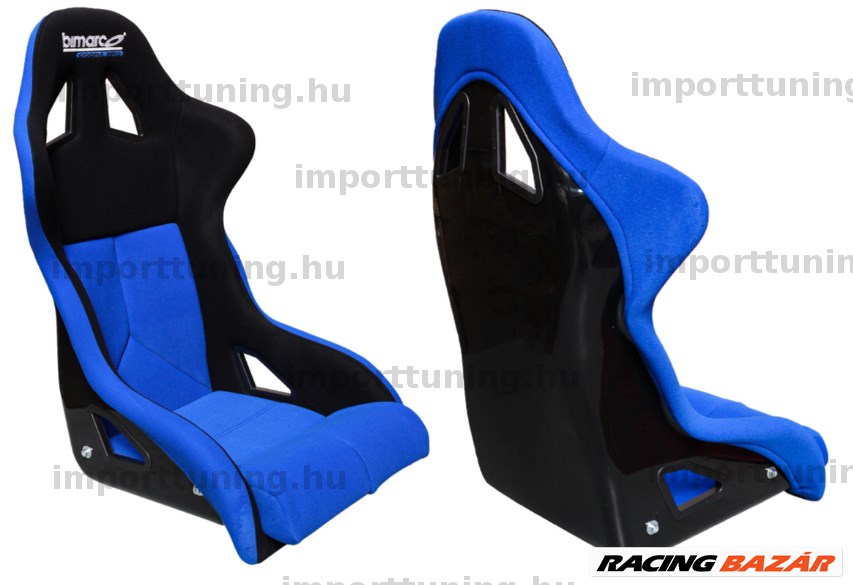 Bimarco Cobra Pro Kék - Fekete velúr Sport Ülés FI 1. kép
