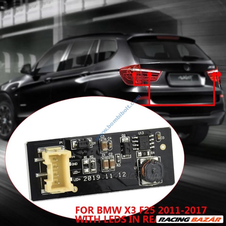 BMW F25 X3 hátsó lámpa LED javító panel, B003809.2 1. kép