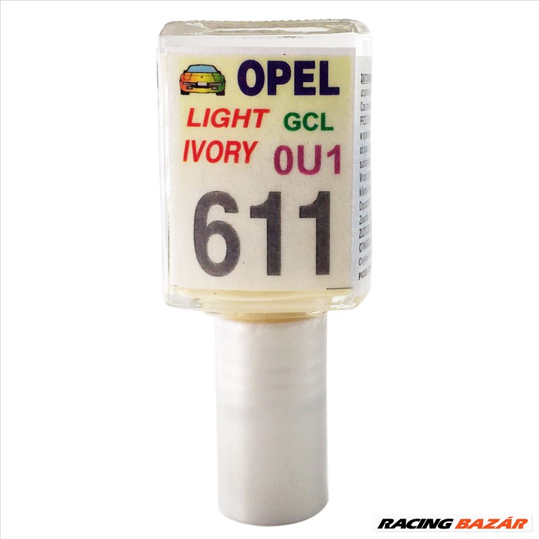 Javítófesték Opel Light Ivory GCL 0U1 611 Arasystem 10ml 1. kép
