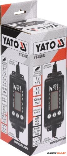 YATO Elektronikus akkumulátor töltő YT-83033 1. kép