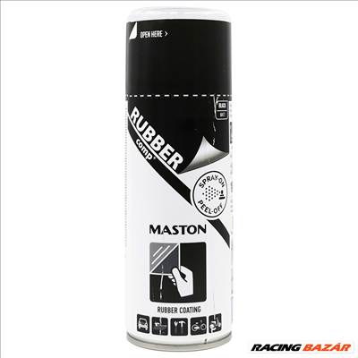 Folyékony gumi festék matt fekete 400ml Maston Rubber 191210