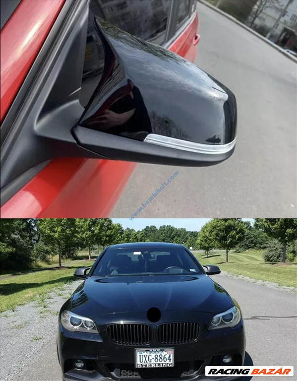 BMW F10 F11 F18 F07 F06 F12 F13 F01 F02 F03 LCI 2013-2017 M style visszapillantó tükör burkolat Carbon 1. kép