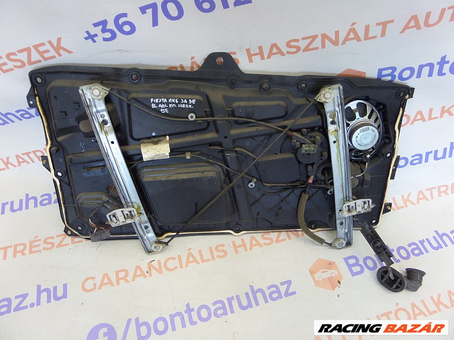 Ford Fiesta MK6 jobb oldali 3 ajtós elektromos ablakemelő szerkezet, panellel. 1. kép