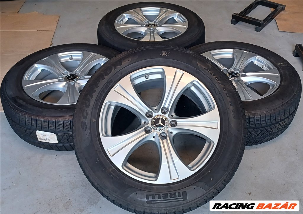  Mercedes W253 GLC 5x112 8x18 235/60 R18 téli gumikkal 4db 2. kép