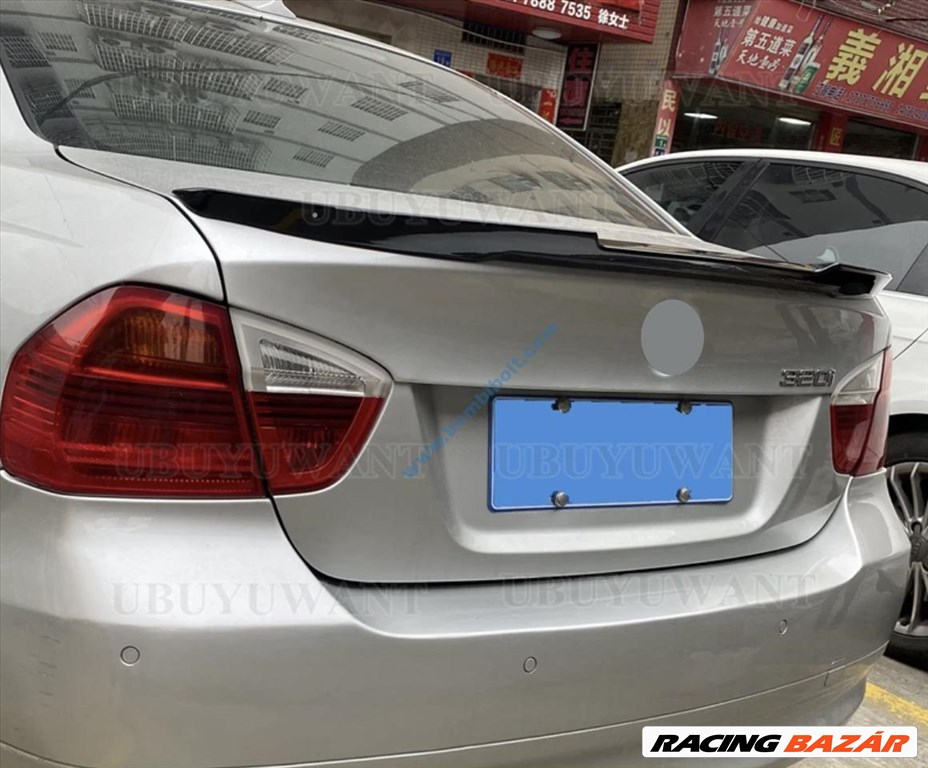 BMW E90 M4 style spoiler / szárny, fényes fekete 1. kép