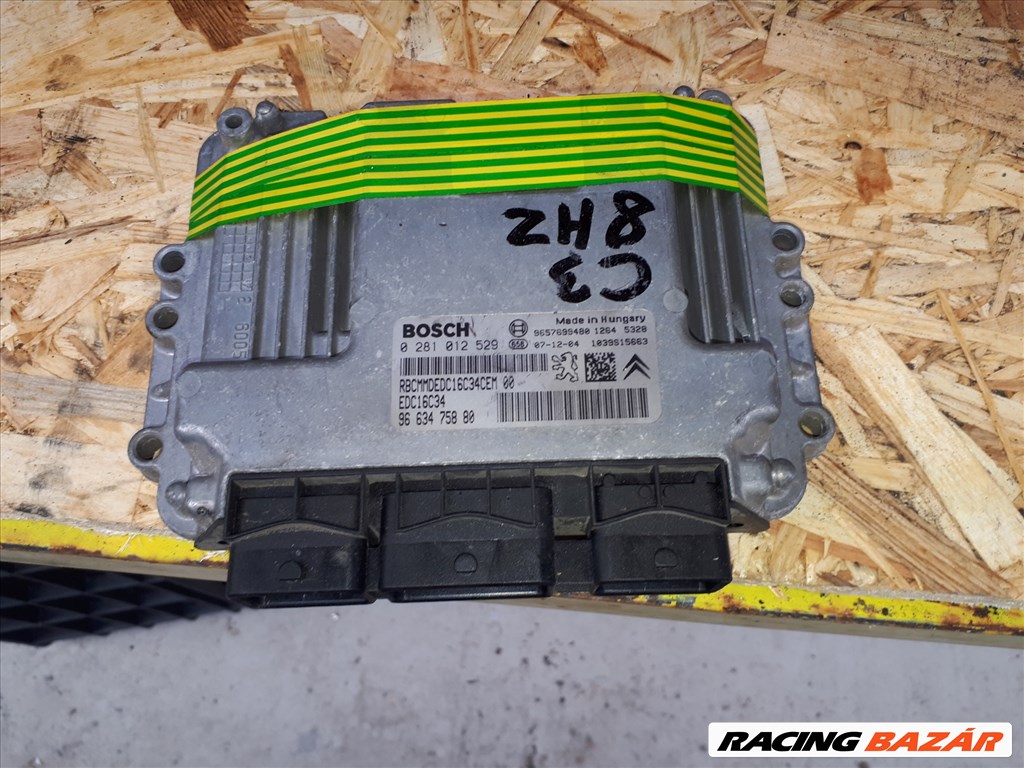 Citroen C3 Motorvezérlõ / ECU 9663475880 1. kép