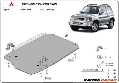 Mitsubishi Pajero Pinin, 1999-2007 Váltóvédő lemez