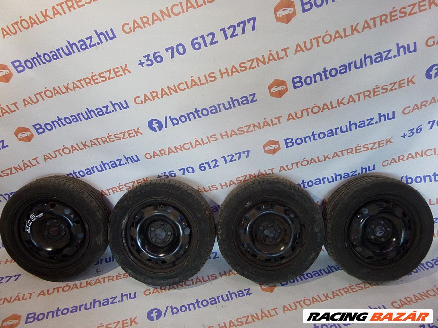 Seat Ibiza Eladó 5x100 15" 4db ÚJ acélfelni  Gumi nélkül 1. kép