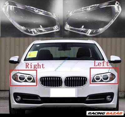 BMW F10 F11 F18 lámpabúra, fényszóró búra 2010-2017 Bal oldal (sofőr oldal)