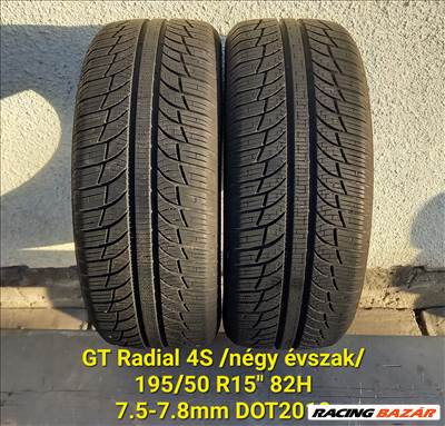 2db 195/50 R15" GT Radial 4S /négy évszakos/ gumi (DOT2018)