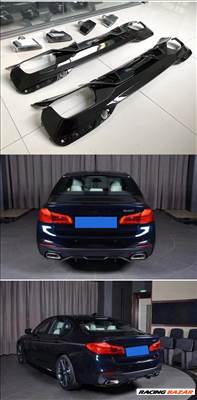 BMW G30 G31 G38 diffúzor fényes fekete M-sport lök