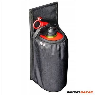 Tűzoltókészülék tartó táska 1Kg-os készülékhez, tépőzáras fekete CP40200