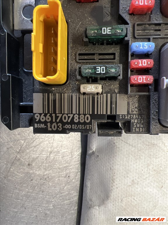 Citroën C2, Citroën C3 I Citroen C2 Lo3 külső biztositék panel 2. kép