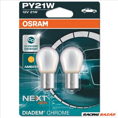 Izzó 12V/21W/BAU15s DIADEM CHROME szett Osram 7507DC-02B (2db)